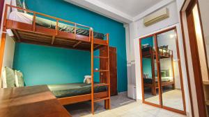Letto o letti in una camera di Au Cabaret Vert