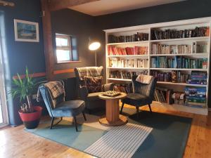 Knihovna v bed and breakfast