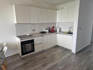 Küche/Küchenzeile in der Unterkunft Novi Lux