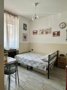 Katil atau katil-katil dalam bilik di Il Gattino di Torino - Monolocale centro e ospedali