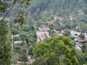 a view of a village in a mountain valley at Maple Home Stay in Ella