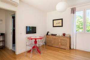 TV a/nebo společenská místnost v ubytování B&B Villa Celeste