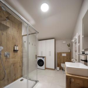 Koupelna v ubytování Apartmán Manuel
