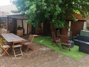 Zahrada ubytování Grande maison de vacances