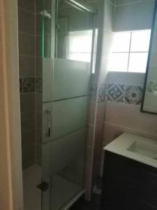 Koupelna v ubytování Grande maison de vacances