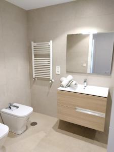 Koupelna v ubytování Palmeral Suite