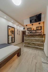 Köök või kööginurk majutusasutuses Lisa Zemun Spa Apartment