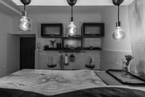 Köök või kööginurk majutusasutuses Lisa Zemun Spa Apartment +12 fotot