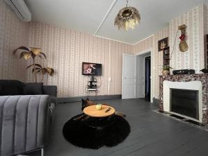 Χώρος καθιστικού στο Chambres royales