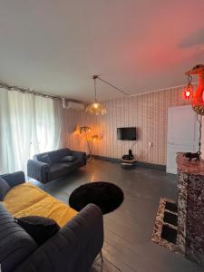 Μια τηλεόραση ή/και κέντρο ψυχαγωγίας στο Chambres royales