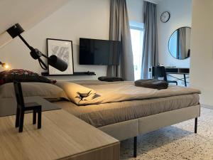 Μια τηλεόραση ή/και κέντρο ψυχαγωγίας στο Apartamenty Polna 13