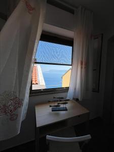 Vista generica sul mare o vista sul mare dall'interno dell'affittacamere