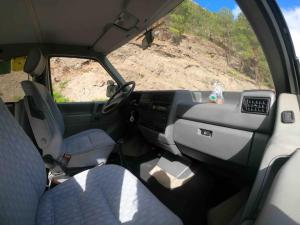 a view of the inside of a car at Camper Hipalán in San Sebastián de la Gomera