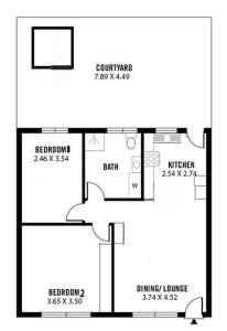 Grundriss der Unterkunft Hectorville Luxe Haven Suite