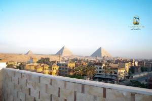 Utsikt over Kairo, enten fra hotellet eller fra et annet sted