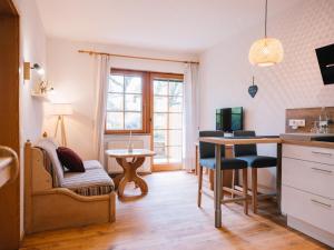 Kuchyň nebo kuchyňský kout v ubytování Landhaus Weber