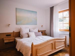 Postel nebo postele na pokoji v ubytování Landhaus Weber