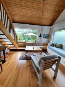 Χώρος καθιστικού στο Meerzeitraum Ferienwohnung +12 φωτογραφίες