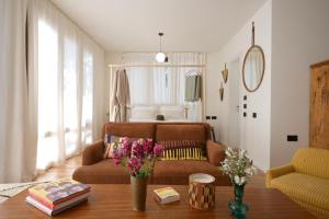 Χώρος καθιστικού στο The Suite Vally