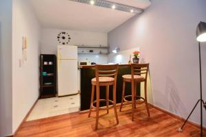 Køkken eller tekøkken på Palermo Hermoso departamento con patio + 8 billeder