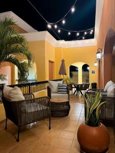 Posezení v ubytování HOTEL COLLI