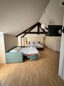 Postel nebo postele na pokoji v ubytování Hotel Locanda Castagnola