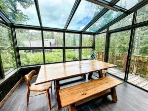 Μπαλκόνι ή βεράντα στο Brighton Ski Cabin