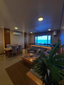 Posezení v ubytování Sunset Apartments
