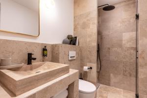 Salle de bains dans l'établissement Quartier Libre Marais