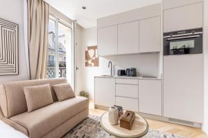 Cuisine ou kitchenette dans l'établissement Quartier Libre Marais