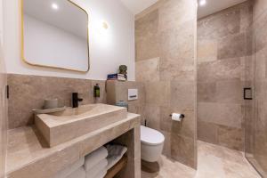 Salle de bains dans l'établissement Quartier Libre Marais