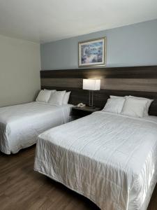 Postel nebo postele na pokoji v ubytování Ritz Motel