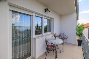 Balkón nebo terasa v ubytování Apartments Iva
