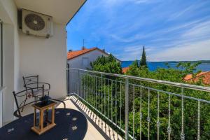 Balkón nebo terasa v ubytování Apartments Iva