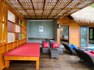 Posezení v ubytování Koh Tao Relax Freedom Beach Resort