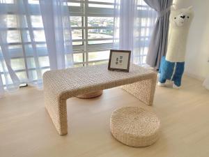 Area soggiorno di Sekinchan 2008 Home 悦客 盐系奶咖风民宿