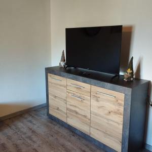 TV a/nebo společenská místnost v ubytování Panoramablick Line