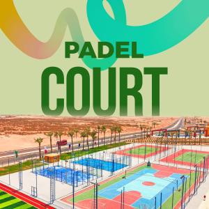 a poster for a pool court at a park at Pickalbatros Jungle Aqua Park - Neverland Hurghada in Hurghada