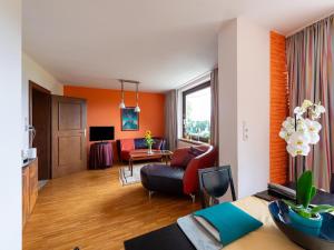 Posezení v ubytování Holiday Home Attersee near Hiking Trails