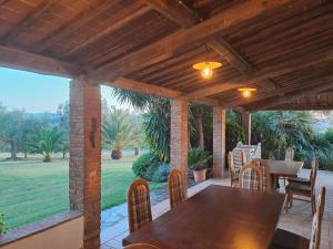 Zahrada ubytování Podere Belvedere Villa Classic Tuscan