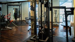 Fitness centrum a/nebo fitness zařízení v ubytování Spa & Wellness Hotel Diament Ustroń