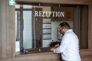 Vstupní hala nebo recepce v ubytování Queens Residenz