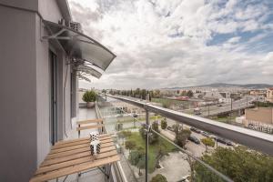 Balkón nebo terasa v ubytování Modern Apartment