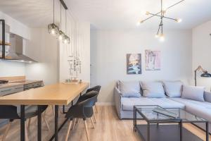 Posezení v ubytování Modern Apartment