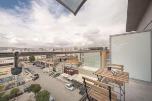 Balkón nebo terasa v ubytování Modern Apartment