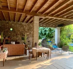 Posezení v ubytování Vercors en Vert , chambres d'hôtes de charme