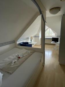 Postel nebo postele na pokoji v ubytování Hotel Friesengeist