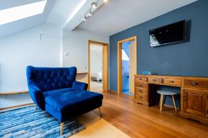 TV a/nebo společenská místnost v ubytování Rathener Hof by STEIGER Hotels