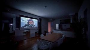 TV a/nebo společenská místnost v ubytování Beachside base KURUWA