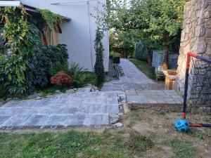 Zahrada ubytování Apartmán na Vyhlídce